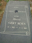 KOEN Gert 1933-1988