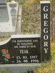 GREGORY Teak 1917-1996