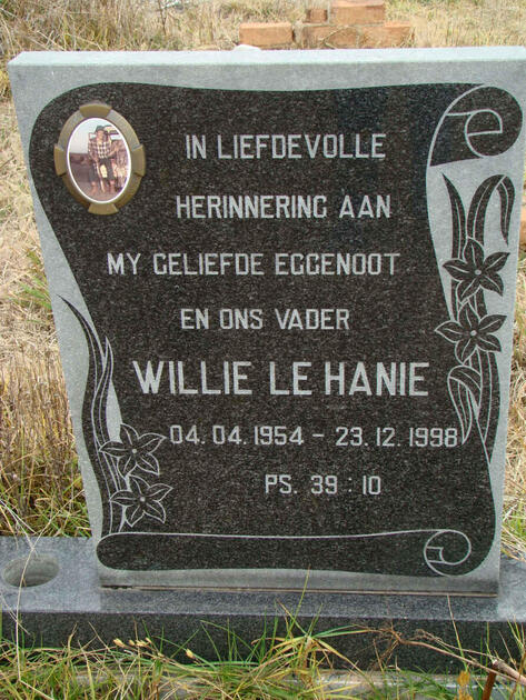 HANNIE Willie, le 1954-1998