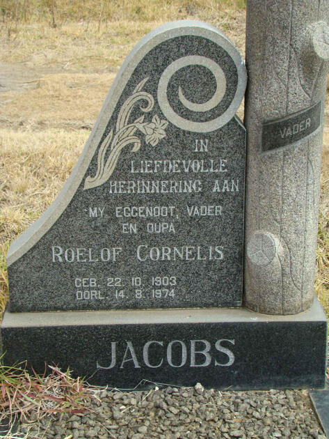 JACOBS Roelof Cornelis 1903-1974