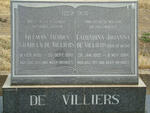 VILLIERS Tielman Jacobus Charles, de 1895-1968 & Catharina Johanna DE BEER 1902-1984