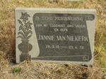 NIEKERK Jannie, van 1919-1975