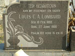 LOMBARD Louis C.A. 1893-1966
