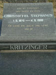 KRITZINGER Stoffel Stephanus 1875-1966