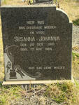 ? MA? Susanna Johanna 1910-1964