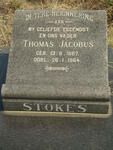 STOKES Thomas Jacobus 1887-1964