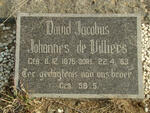 VILLIERS David Jacobus Johannes, de 1875-1963