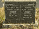 JOUBERT Cornelus Jacobus 1894-1961 & Elsie Cornelia NIENABER 1911-1982