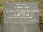 JAGER Johanna Francina, de 1893-1982