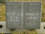 ? Gert J.J. 1914-1976 & Anna E. 1914-