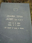 JACOBS Johanna Sophia nee CLOETE 1890-1974