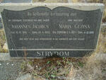 STRYDOM Johannes Jacobus 1891-1953 & Maria Gezina STRYDOM 1903-1995