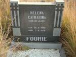 FOURIE Helena Catharina nee DE JAGER 1890-1979