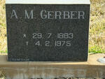 GERBER A.M. 1883-1975