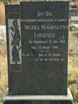 LOUBSER Maria Magdalena nee BODENSTEIN 1909-1948