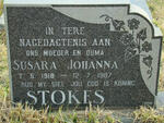 STOKES Susara Johanna 1918-1987