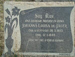 JAGER Johanna Louisa, de nee V.D. VYVER 1853-1949