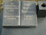 BARNARD André Marius 1957-1975