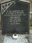 NEL Gezina Wilhelmina nee BREEDT 1873-1950