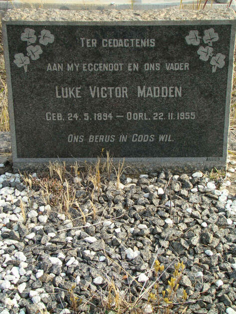 MADDEN Luke Victor 1894-1955