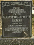 KELBER Barbara Magdalena nee DE JAGER 1880-1967