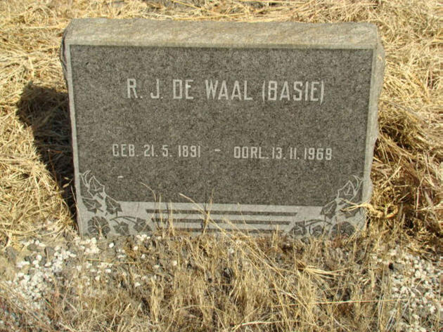 WAAL R.J., de 1891-1969