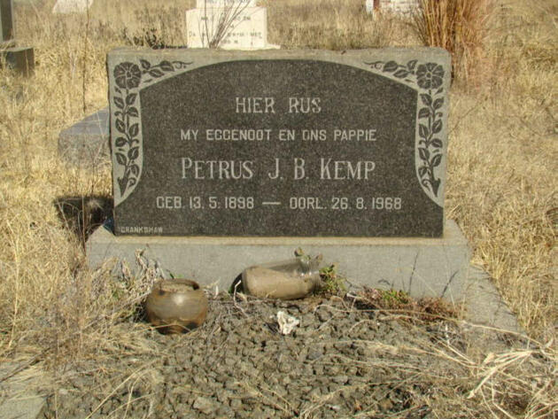 KEMP Petrus J.B. 1898-1968