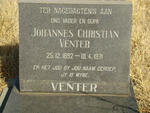 VENTER Johannes Christian 1892-1971