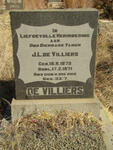 VILLIERS J.L., de 1879-1971