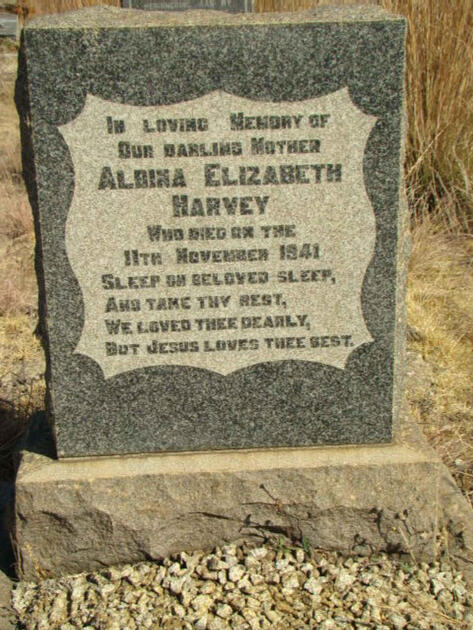 HARVEY Albina Elizabeth -1941