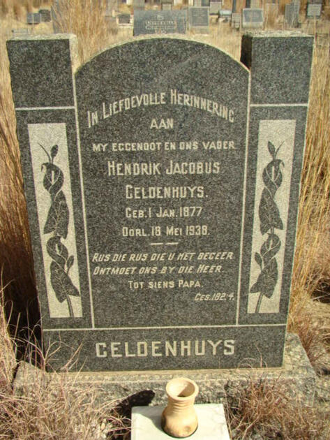 GELDENHUYS Hendrik Jacobus 1877-1938