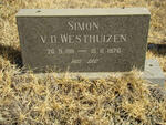 WESTHUIZEN Simon, v.d.  1911-1976