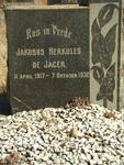 JAGER Jakobus Herkules, de 1917-1932