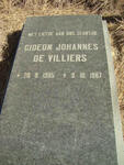 VILLIERS Gideon Johannes, de 1985-1987
