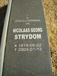 STRYDOM Nicolaas Georg 1918-2003