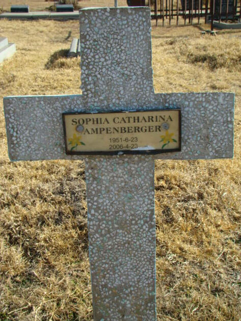 AMPENBERGER Sophia Catharina 1951-2006