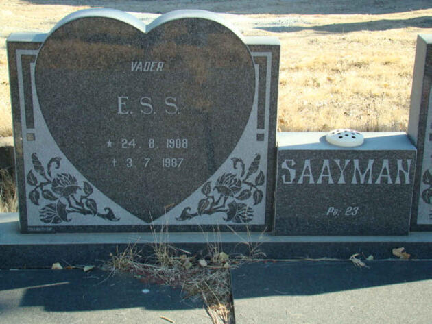 SAAYMAN E.S.S. 1908-1987