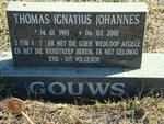 GOUWS Thomas Ignatius Johannes 1915-2001
