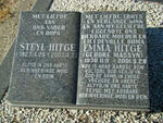 HITGE Steyl 1927-2003 & Emma nee MASSYN 1930-2001