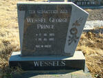 WESSELS Wessel George Prince 1929-1995