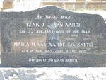 AARDE Izak J.J., van 1858-1945 & Maria M. SMUTS 1865-1951