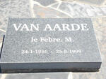 AARDE Le Febre M., van 1956-1999