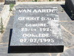 AARDE Gerrit, van 192?-1909