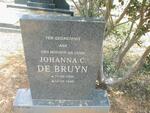 BRUYN Johanna C., de 1906-1998
