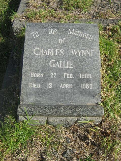 GALLIE Charles Wynne 1909-1953