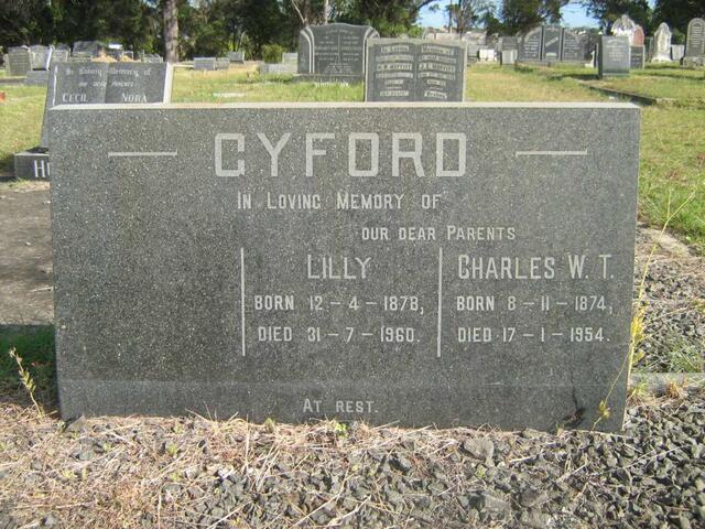 GYFORD Charles William Thomas 1874-1954 & Lilly 1878-1960