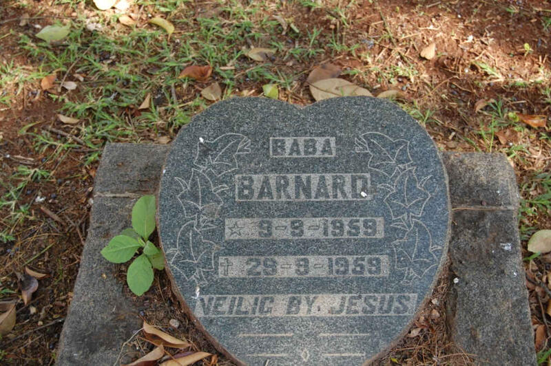 BARNARD Baba 1959-1959