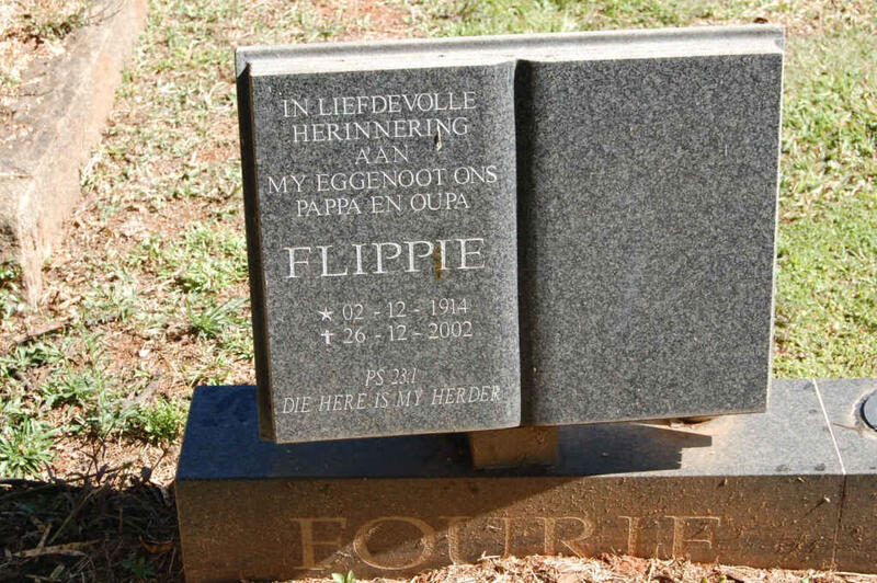 FOURIE Flippie 1914-2002