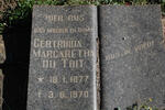 TOIT Gertruida Margaretha, du 1877-1970