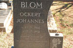 BLOM Ockert Johannes 1900-1976
